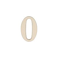 Цифра "0" NIK/SAT нікель-сатин